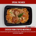 Chicken Parm stuffed meatballs