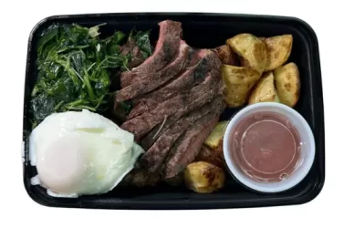 Flat Iron Steak and Eggs - Fuel Chef