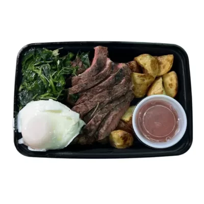 Flat Iron Steak and Eggs - Fuel Chef