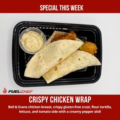 _crispy chicken wrap