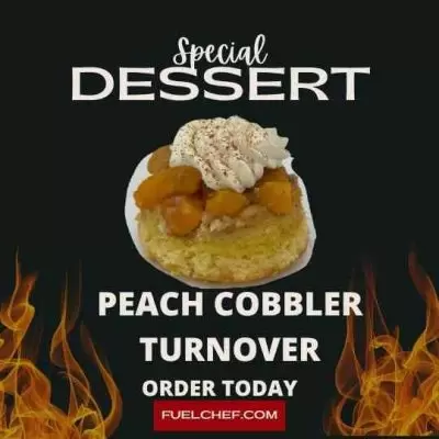 Peach Cobbler Turnover