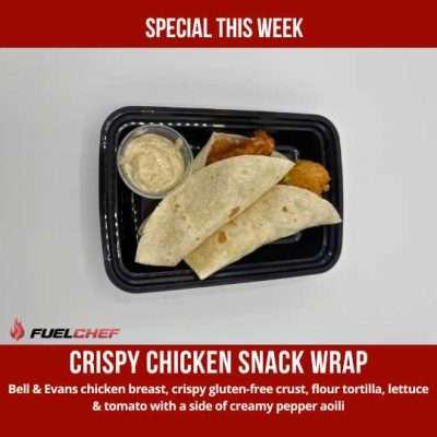 Crispy Chicken Snack Wrap