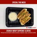 Crunch Wrap Supreme Sliders