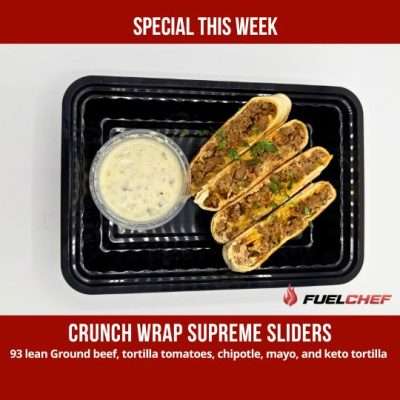Crunch Wrap Supreme Sliders