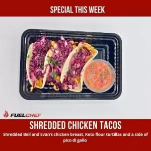 shredded chicken tacos