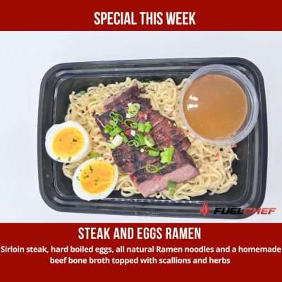 Steak and eggs Ramen