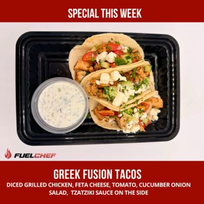 Greek fusion Tacos