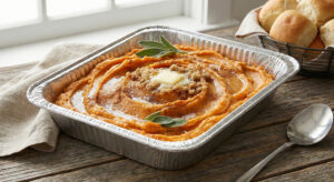 mashed sweet potatoes