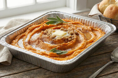 mashed sweet potatoes