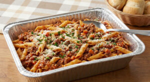 penne bolognese