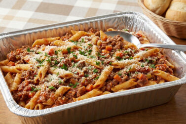 penne bolognese