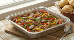 sausage peppers onions